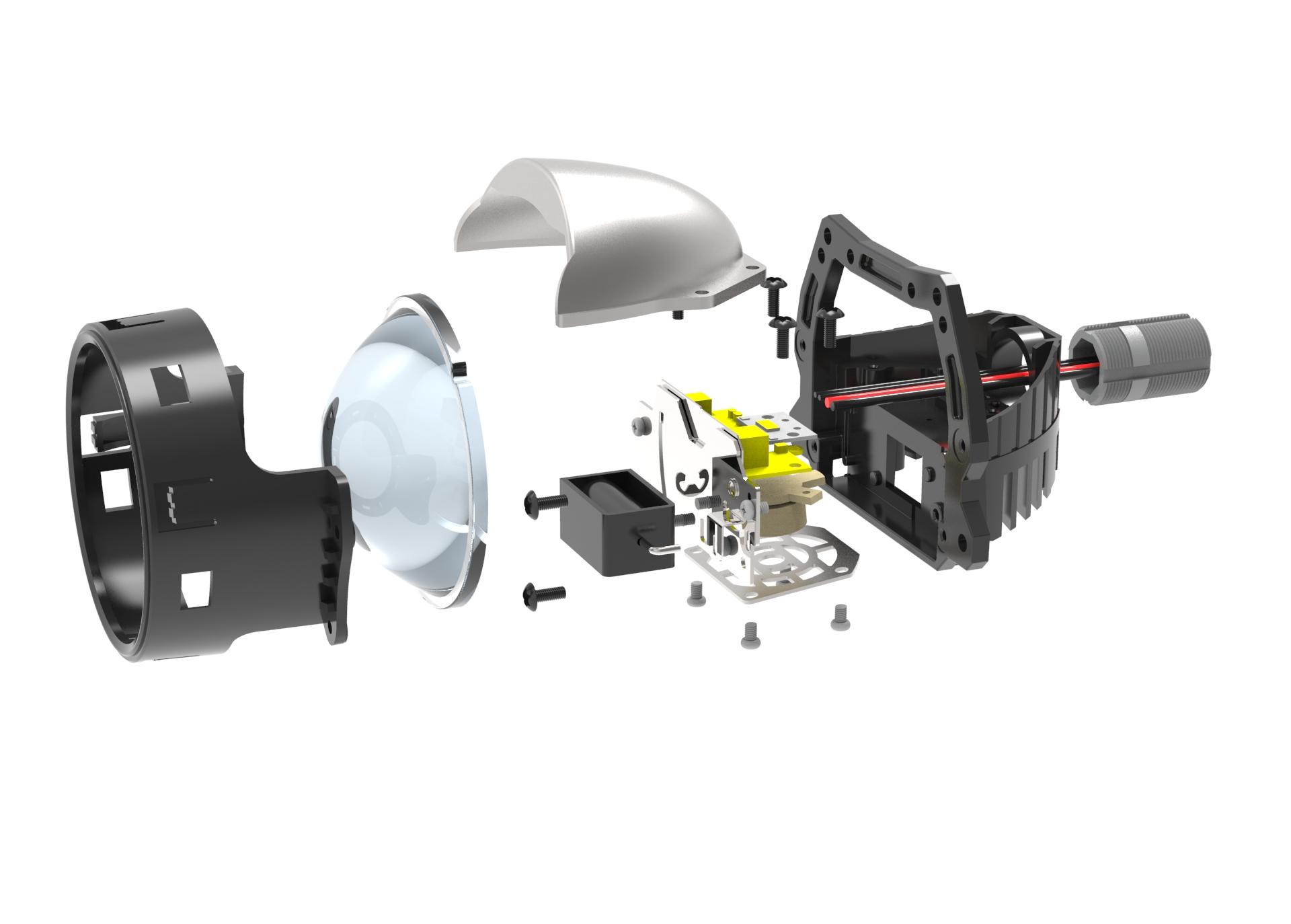 Bi-LED модуль 3" SUNRISE Mini 24V — изображение 4