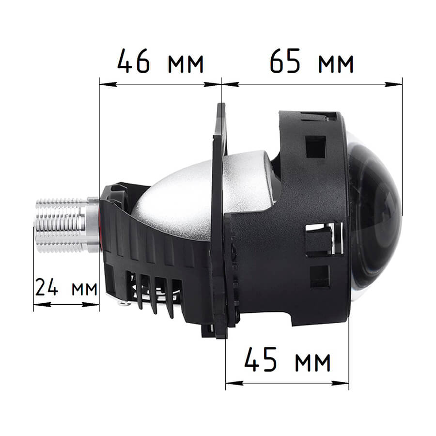 Bi-LED модуль 3" SUNRISE Mini 24V — изображение 2