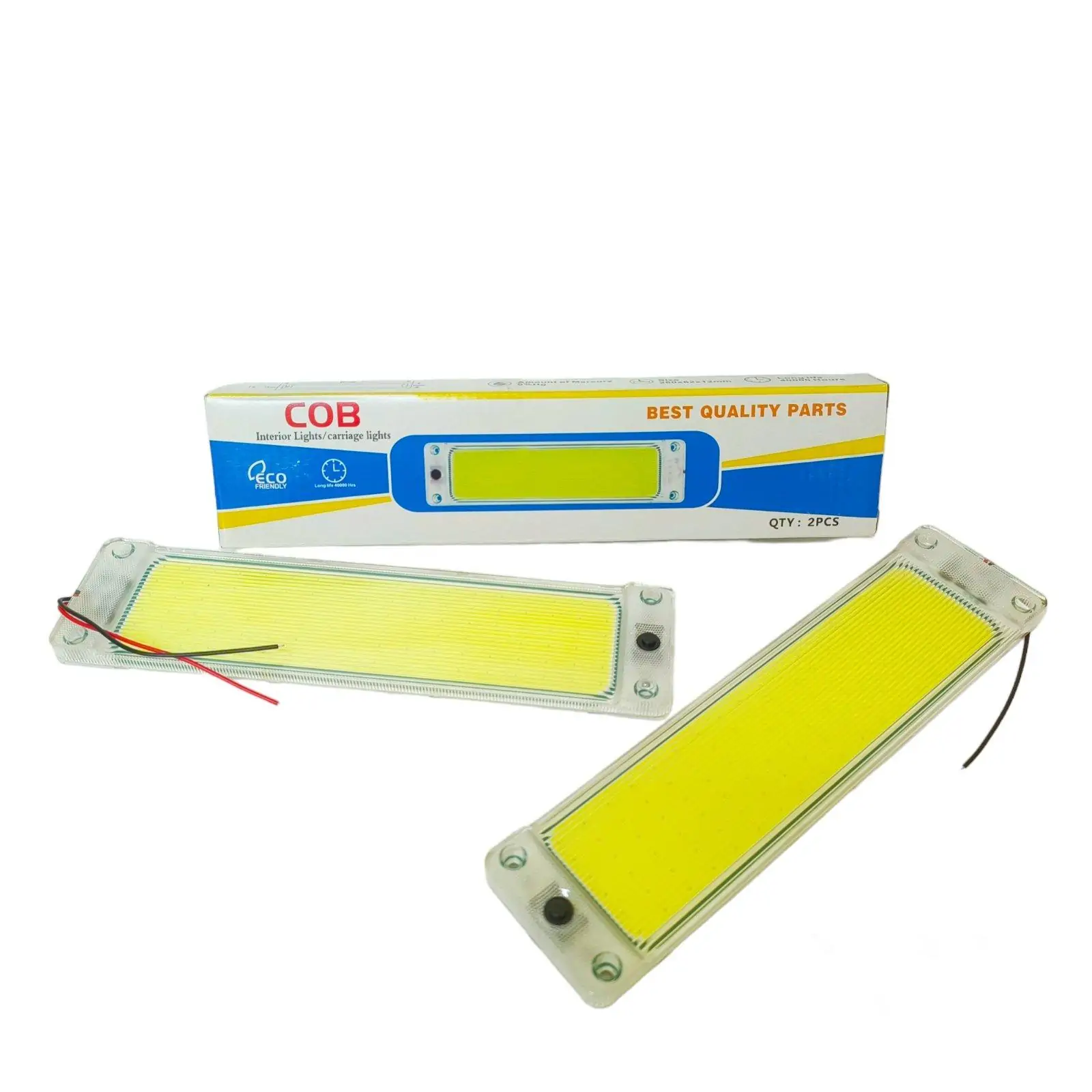 LEDПлафон на COB матрице (245*60мм) под стеклом с выключателем, PZD COB2